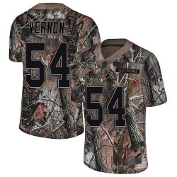 Limited Men's Olivier Vernon Camo Jersey - #54 Football Cleveland Browns Rush Realtree