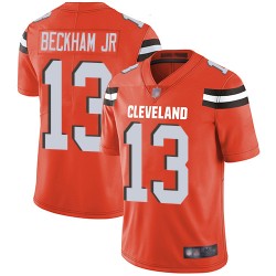Limited Men's Odell Beckham Jr. Orange Alternate Jersey - #13 Football Cleveland Browns Vapor Untouchable