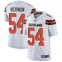 Limited Men's Olivier Vernon White Road Jersey - #54 Football Cleveland Browns Vapor Untouchable