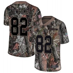 Limited Men's Ozzie Newsome Camo Jersey - #82 Football Cleveland Browns Rush Realtree
