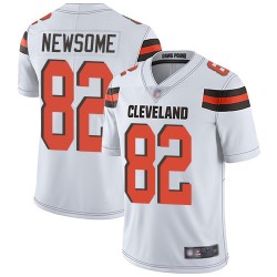 Limited Men's Ozzie Newsome White Road Jersey - #82 Football Cleveland Browns Vapor Untouchable