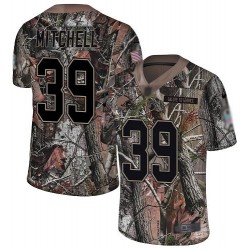 Limited Men's Terrance Mitchell Camo Jersey - #39 Football Cleveland Browns Rush Realtree