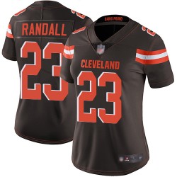 Limited Women's Damarious Randall Brown Home Jersey - #23 Football Cleveland Browns Vapor Untouchable