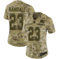 Limited Women's Damarious Randall Camo Jersey - #23 Football Cleveland Browns 2018 Salute to Service