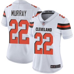 Limited Women's Eric Murray White Road Jersey - #22 Football Cleveland Browns Vapor Untouchable