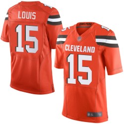 Elite Men's Ricardo Louis Orange Alternate Jersey - #15 Football Cleveland Browns