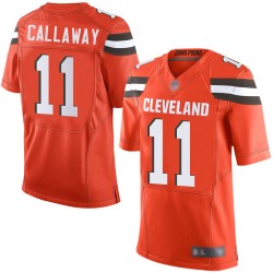 Elite Men's Antonio Callaway Orange Alternate Jersey - #11 Football Cleveland Browns