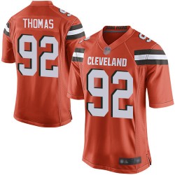 Game Men's Chad Thomas Orange Alternate Jersey - #92 Football Cleveland Browns