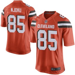Game Men's David Njoku Orange Alternate Jersey - #85 Football Cleveland Browns
