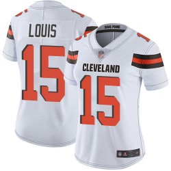 Limited Women's Ricardo Louis White Road Jersey - #15 Football Cleveland Browns Vapor Untouchable