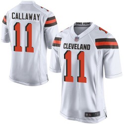 Game Men's Antonio Callaway White Road Jersey - #11 Football Cleveland Browns