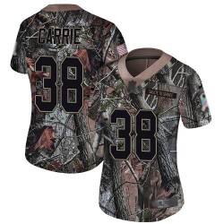 Limited Women's T. J. Carrie Camo Jersey - #38 Football Cleveland Browns Rush Realtree