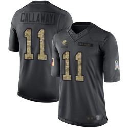 Limited Youth Antonio Callaway Black Jersey - #11 Football Cleveland Browns 2016 Salute to Service