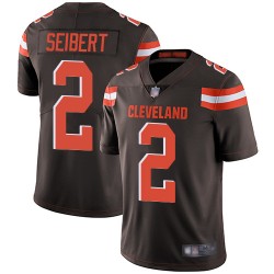 Limited Youth Austin Seibert Brown Home Jersey - #2 Football Cleveland Browns Vapor Untouchable