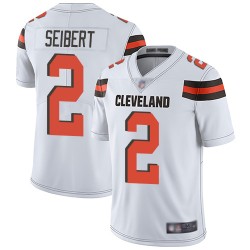 Limited Youth Austin Seibert White Road Jersey - #2 Football Cleveland Browns Vapor Untouchable