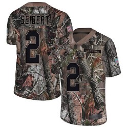 Limited Youth Austin Seibert Camo Jersey - #2 Football Cleveland Browns Rush Realtree