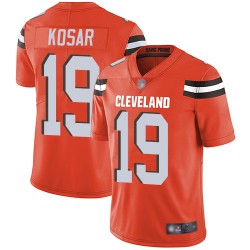 Limited Youth Bernie Kosar Orange Alternate Jersey - #19 Football Cleveland Browns Vapor Untouchable