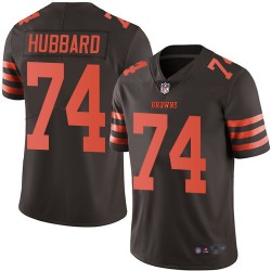 Limited Youth Chris Hubbard Brown Jersey - #74 Football Cleveland Browns Rush Vapor Untouchable