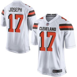 Game Men's Greg Joseph White Road Jersey - #17 Football Cleveland Browns