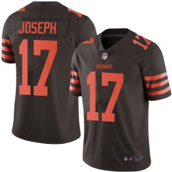 Limited Youth Greg Joseph Brown Jersey - #17 Football Cleveland Browns Rush Vapor Untouchable