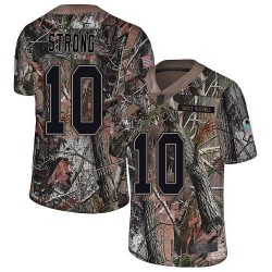 Limited Youth Jaelen Strong Camo Jersey - #10 Football Cleveland Browns Rush Realtree