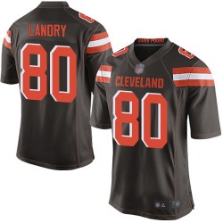 Game Men's Jarvis Landry Brown Home Jersey - #80 Football Cleveland Browns