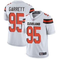 Limited Youth Myles Garrett White Road Jersey - #95 Football Cleveland Browns Vapor Untouchable