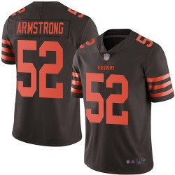 Limited Youth Ray-Ray Armstrong Brown Jersey - #52 Football Cleveland Browns Rush Vapor Untouchable