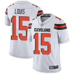Limited Youth Ricardo Louis White Road Jersey - #15 Football Cleveland Browns Vapor Untouchable