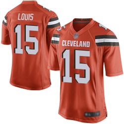 Game Men's Ricardo Louis Orange Alternate Jersey - #15 Football Cleveland Browns