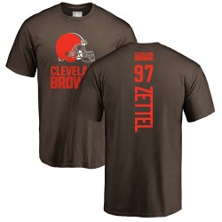 Anthony Zettel Brown Backer - #97 Football Cleveland Browns T-Shirt