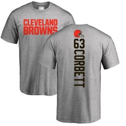 Austin Corbett Ash Backer - #63 Football Cleveland Browns T-Shirt