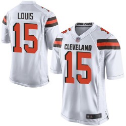 Game Men's Ricardo Louis White Road Jersey - #15 Football Cleveland Browns