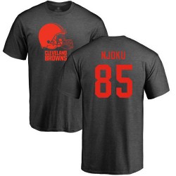 David Njoku Ash One Color - #85 Football Cleveland Browns T-Shirt