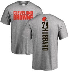 Chris Hubbard Ash Backer - #74 Football Cleveland Browns T-Shirt