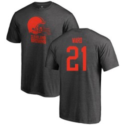 Denzel Ward Ash One Color - #21 Football Cleveland Browns T-Shirt