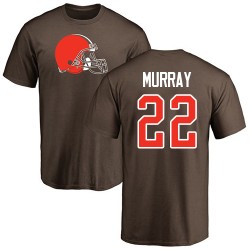Eric Murray Brown Name & Number Logo - #22 Football Cleveland Browns T-Shirt