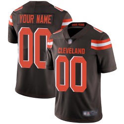 Limited Youth Brown Home Jersey - Football Customized Cleveland Browns Vapor Untouchable