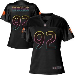 Game Women's Chad Thomas Black Jersey - #92 Football Cleveland Browns Fashion