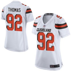 Game Women's Chad Thomas White Road Jersey - #92 Football Cleveland Browns