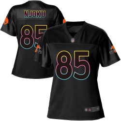 Game Women's David Njoku Black Jersey - #85 Football Cleveland Browns Fashion