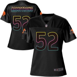 Game Women's Ray-Ray Armstrong Black Jersey - #52 Football Cleveland Browns Fashion