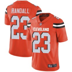 Limited Men's Damarious Randall Orange Alternate Jersey - #23 Football Cleveland Browns Vapor Untouchable