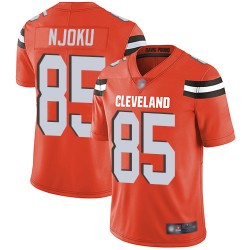 Limited Men's David Njoku Orange Alternate Jersey - #85 Football Cleveland Browns Vapor Untouchable