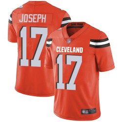 Limited Men's Greg Joseph Orange Alternate Jersey - #17 Football Cleveland Browns Vapor Untouchable