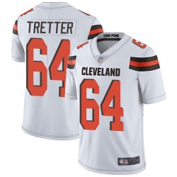 Limited Men's JC Tretter White Road Jersey - #64 Football Cleveland Browns Vapor Untouchable